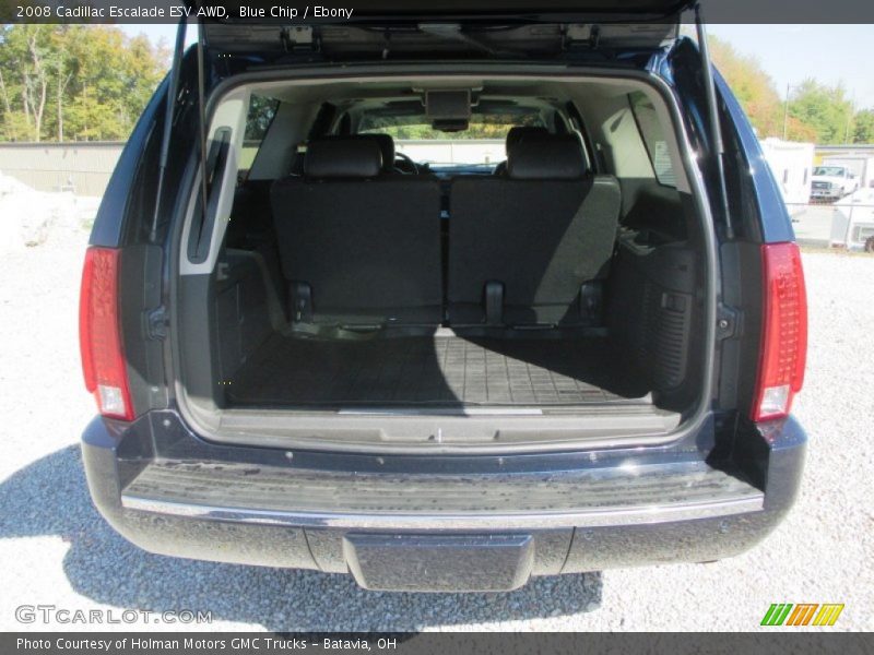 Blue Chip / Ebony 2008 Cadillac Escalade ESV AWD
