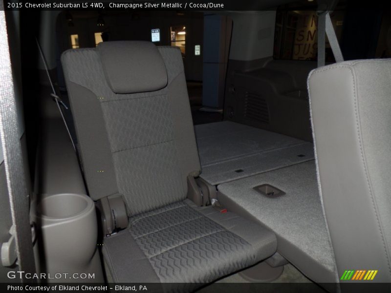 Champagne Silver Metallic / Cocoa/Dune 2015 Chevrolet Suburban LS 4WD