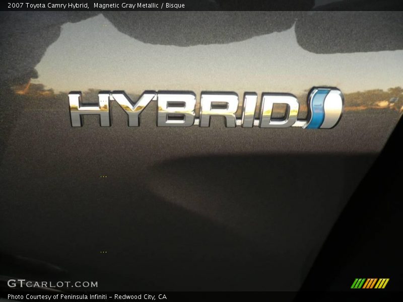 Magnetic Gray Metallic / Bisque 2007 Toyota Camry Hybrid