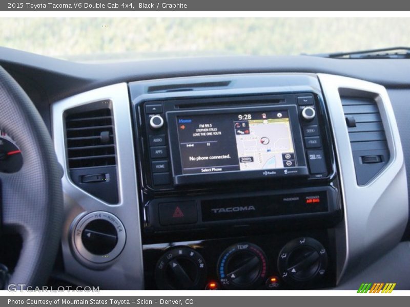 Black / Graphite 2015 Toyota Tacoma V6 Double Cab 4x4