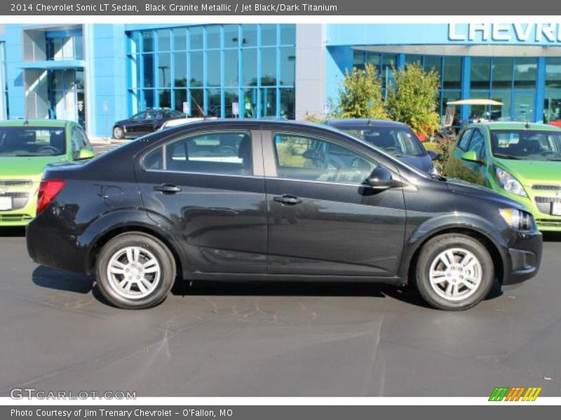 Black Granite Metallic / Jet Black/Dark Titanium 2014 Chevrolet Sonic LT Sedan