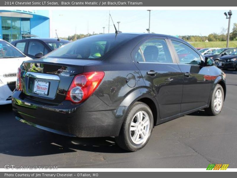 Black Granite Metallic / Jet Black/Dark Titanium 2014 Chevrolet Sonic LT Sedan