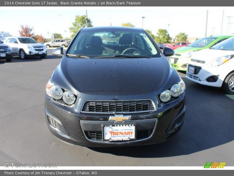 Black Granite Metallic / Jet Black/Dark Titanium 2014 Chevrolet Sonic LT Sedan