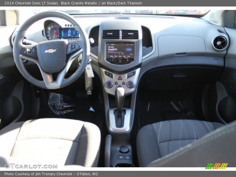 Black Granite Metallic / Jet Black/Dark Titanium 2014 Chevrolet Sonic LT Sedan
