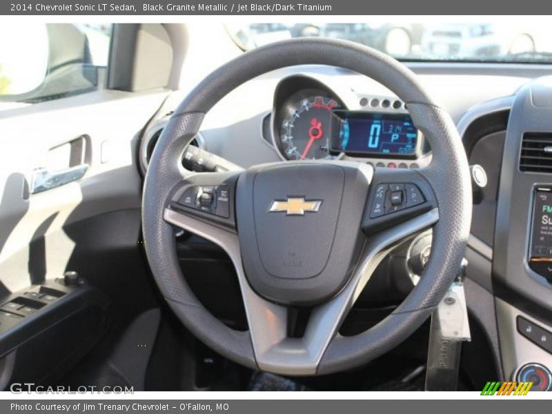 Black Granite Metallic / Jet Black/Dark Titanium 2014 Chevrolet Sonic LT Sedan