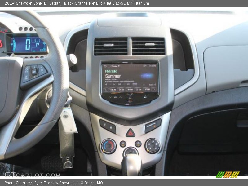 Black Granite Metallic / Jet Black/Dark Titanium 2014 Chevrolet Sonic LT Sedan