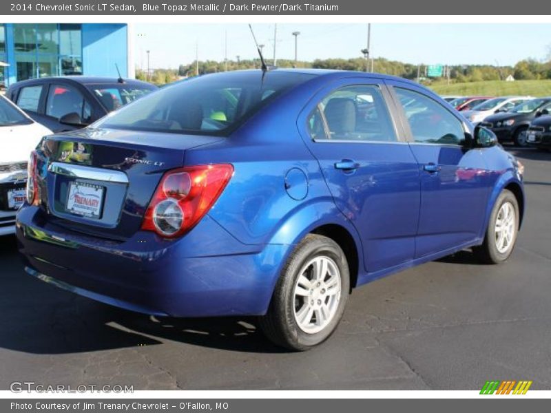 Blue Topaz Metallic / Dark Pewter/Dark Titanium 2014 Chevrolet Sonic LT Sedan