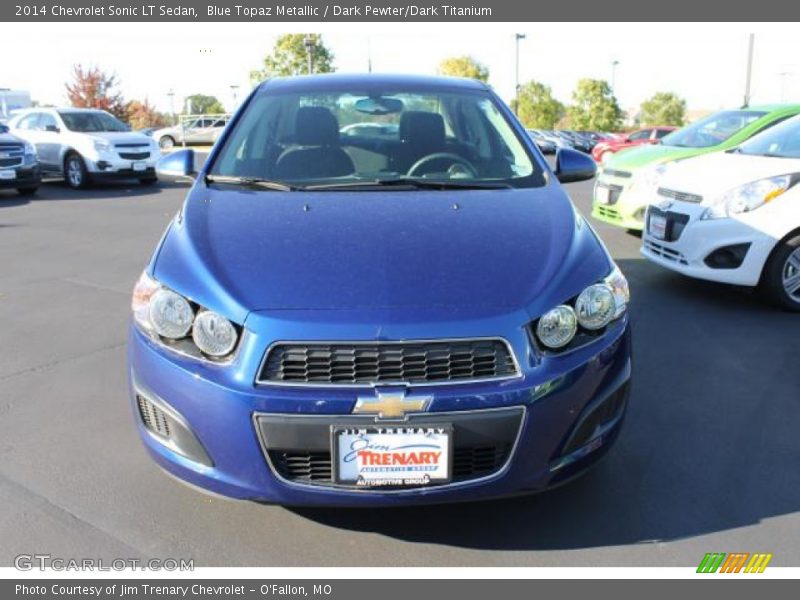 Blue Topaz Metallic / Dark Pewter/Dark Titanium 2014 Chevrolet Sonic LT Sedan
