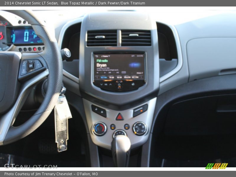 Blue Topaz Metallic / Dark Pewter/Dark Titanium 2014 Chevrolet Sonic LT Sedan