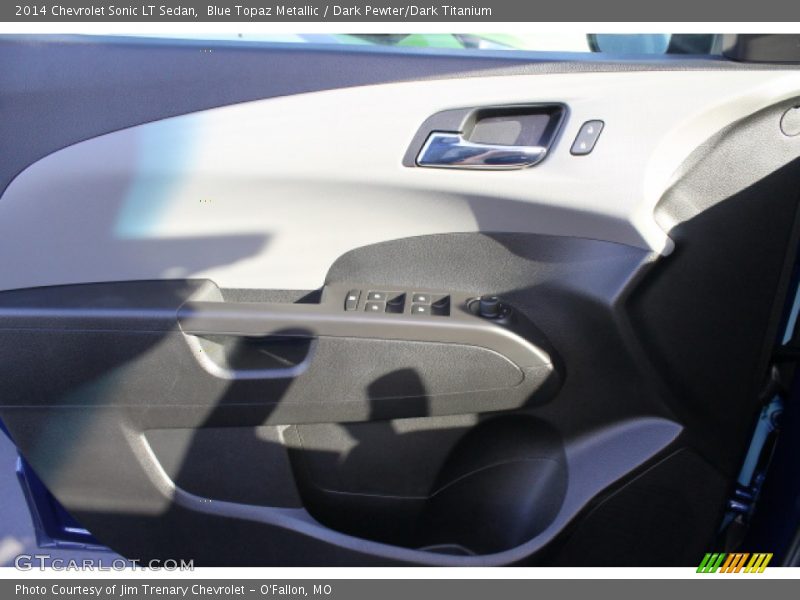 Blue Topaz Metallic / Dark Pewter/Dark Titanium 2014 Chevrolet Sonic LT Sedan