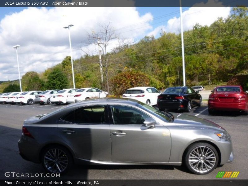 Atomic Silver / Black 2014 Lexus IS 250 AWD