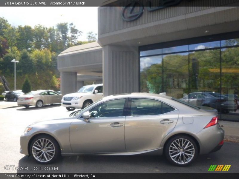 Atomic Silver / Black 2014 Lexus IS 250 AWD