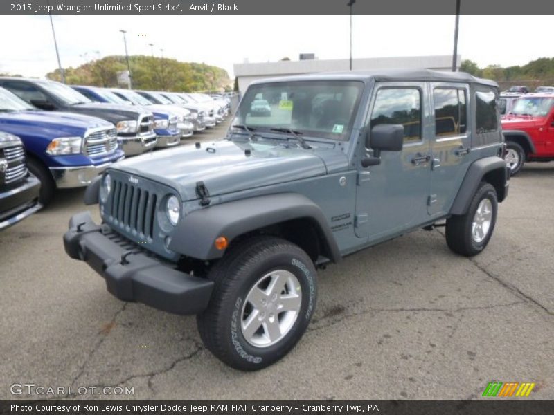 Front 3/4 View of 2015 Wrangler Unlimited Sport S 4x4