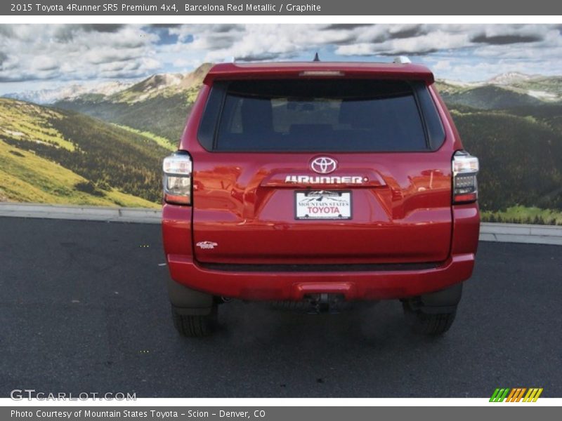 Barcelona Red Metallic / Graphite 2015 Toyota 4Runner SR5 Premium 4x4