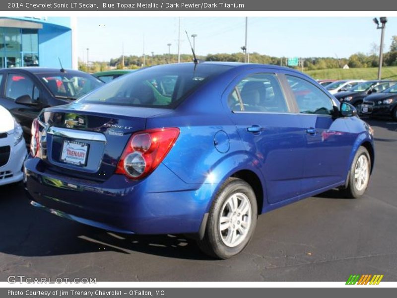 Blue Topaz Metallic / Dark Pewter/Dark Titanium 2014 Chevrolet Sonic LT Sedan
