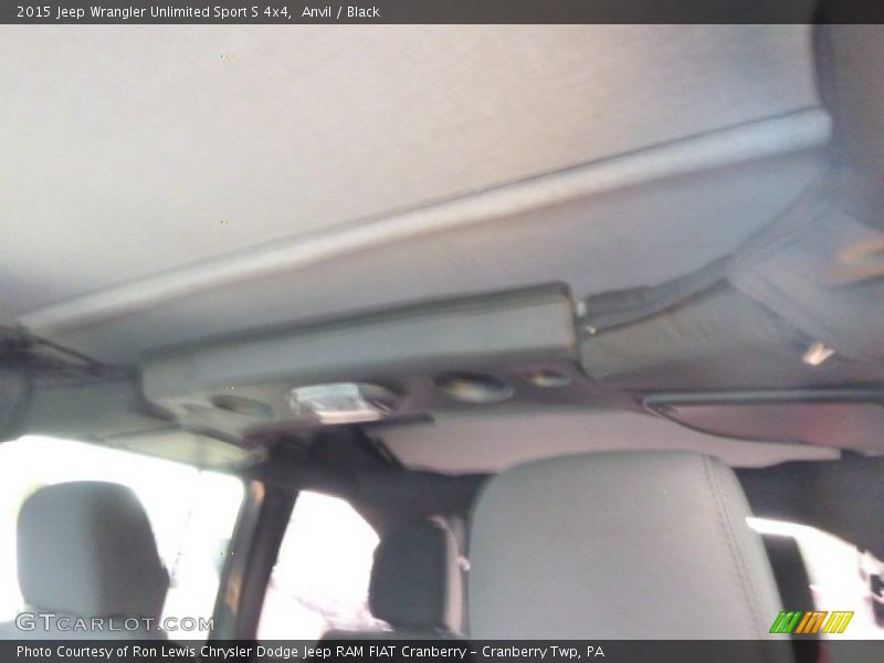 Anvil / Black 2015 Jeep Wrangler Unlimited Sport S 4x4