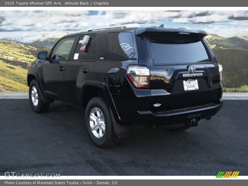Attitude Black / Graphite 2015 Toyota 4Runner SR5 4x4