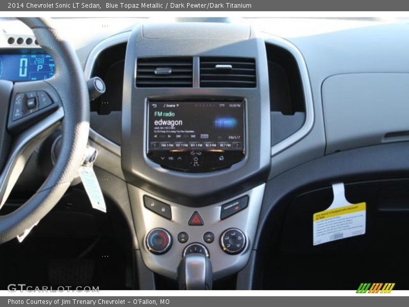 Blue Topaz Metallic / Dark Pewter/Dark Titanium 2014 Chevrolet Sonic LT Sedan