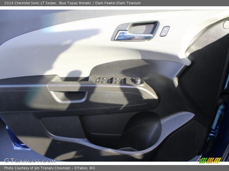 Blue Topaz Metallic / Dark Pewter/Dark Titanium 2014 Chevrolet Sonic LT Sedan