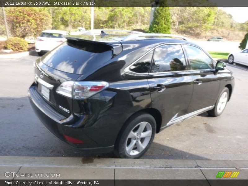 Stargazer Black / Black 2012 Lexus RX 350 AWD