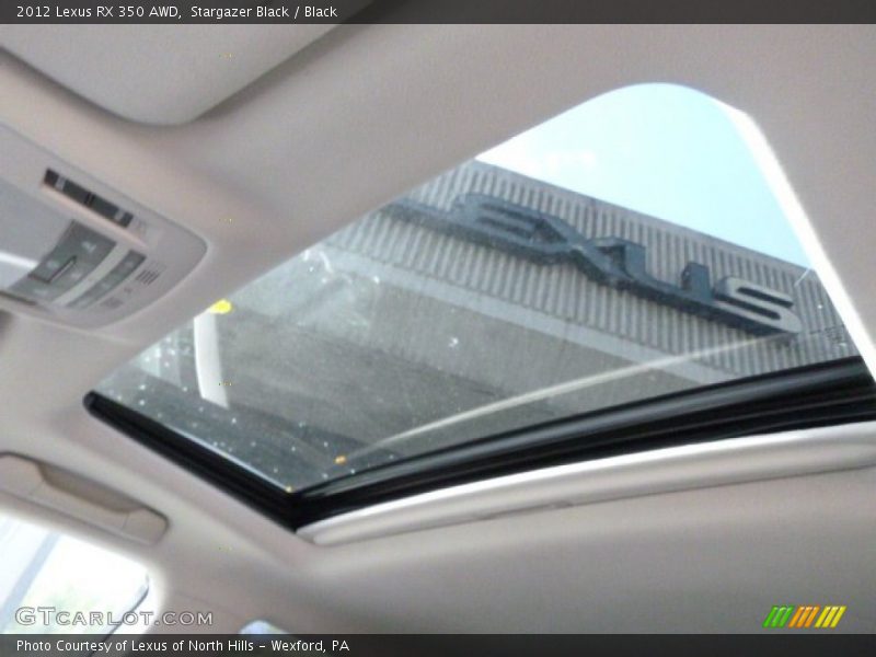 Stargazer Black / Black 2012 Lexus RX 350 AWD