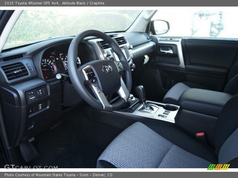Graphite Interior - 2015 4Runner SR5 4x4 
