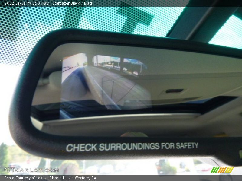 Stargazer Black / Black 2012 Lexus RX 350 AWD