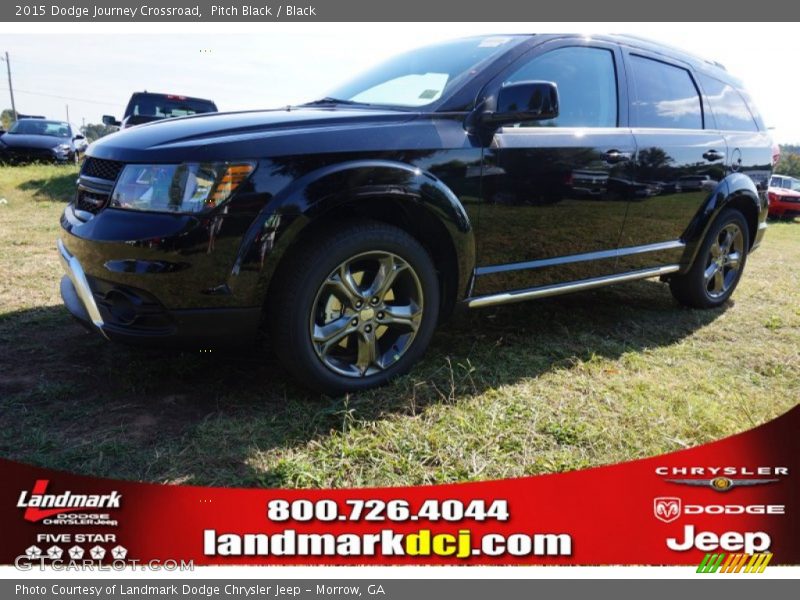 Pitch Black / Black 2015 Dodge Journey Crossroad