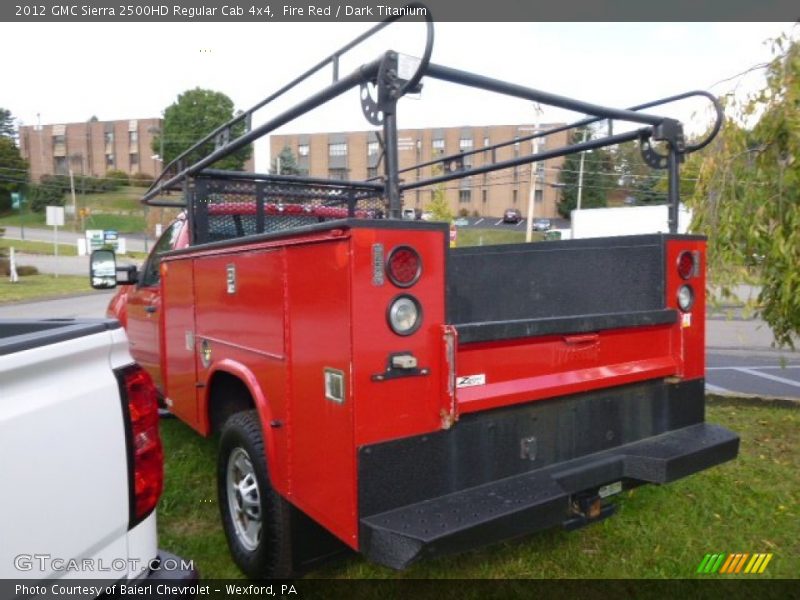 Fire Red / Dark Titanium 2012 GMC Sierra 2500HD Regular Cab 4x4