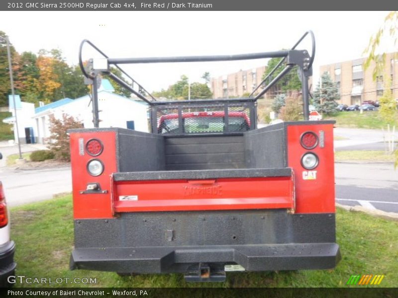 Fire Red / Dark Titanium 2012 GMC Sierra 2500HD Regular Cab 4x4