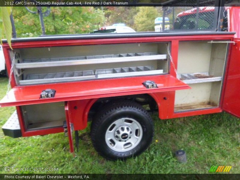 Fire Red / Dark Titanium 2012 GMC Sierra 2500HD Regular Cab 4x4