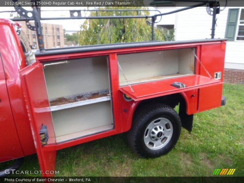 Fire Red / Dark Titanium 2012 GMC Sierra 2500HD Regular Cab 4x4