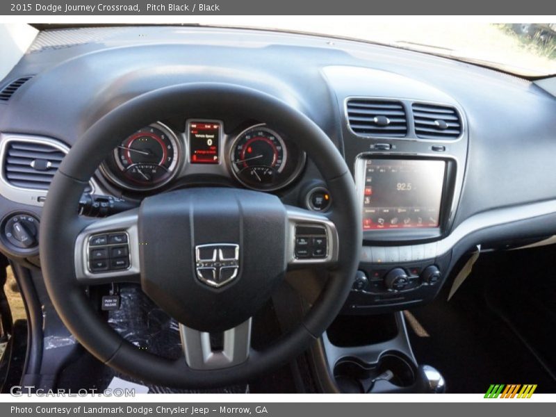 Pitch Black / Black 2015 Dodge Journey Crossroad