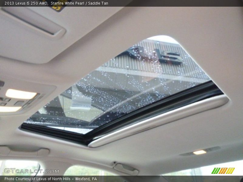 Starfire White Pearl / Saddle Tan 2013 Lexus IS 250 AWD