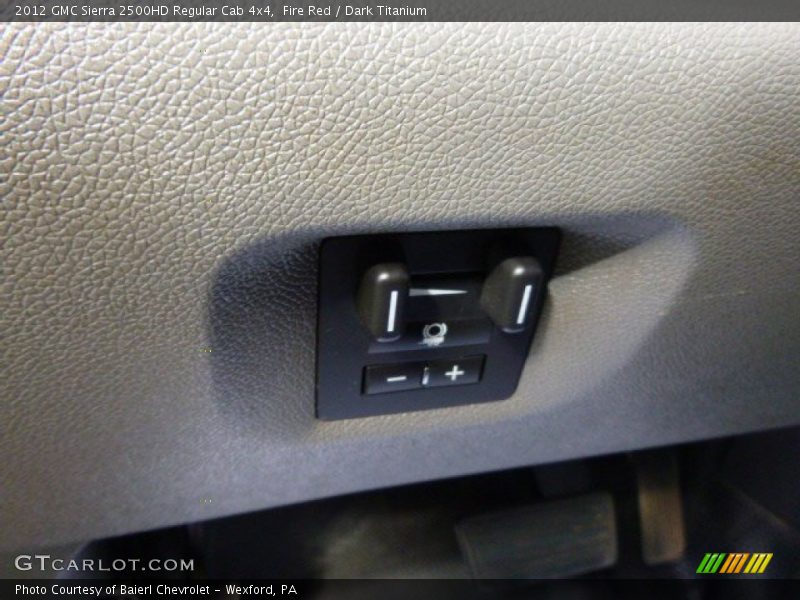 Fire Red / Dark Titanium 2012 GMC Sierra 2500HD Regular Cab 4x4