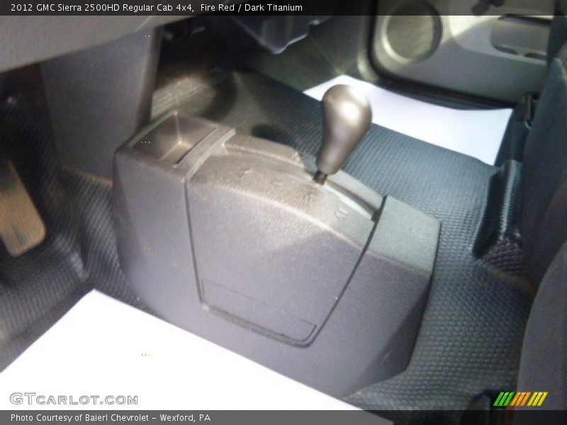Fire Red / Dark Titanium 2012 GMC Sierra 2500HD Regular Cab 4x4