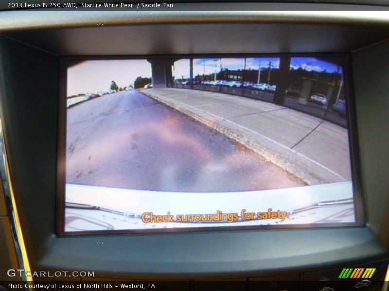 Starfire White Pearl / Saddle Tan 2013 Lexus IS 250 AWD