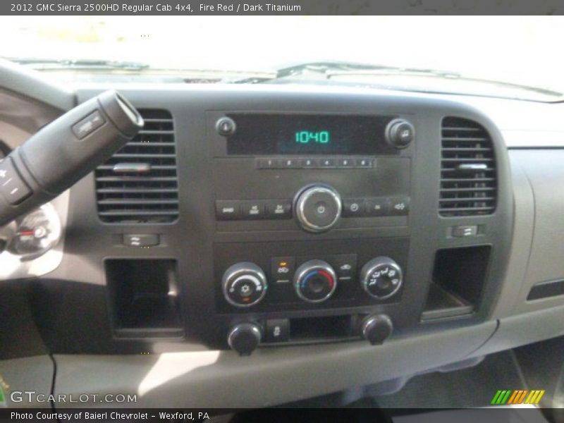 Fire Red / Dark Titanium 2012 GMC Sierra 2500HD Regular Cab 4x4