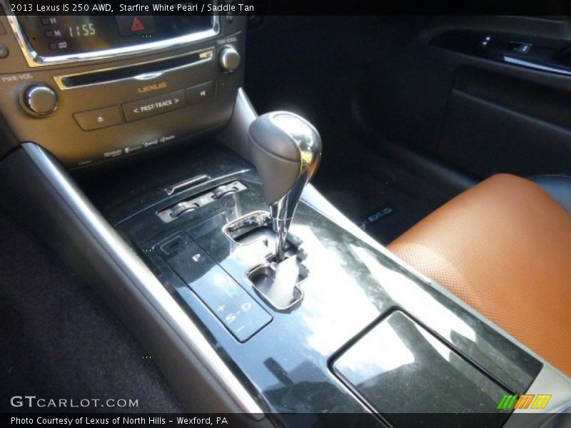Starfire White Pearl / Saddle Tan 2013 Lexus IS 250 AWD