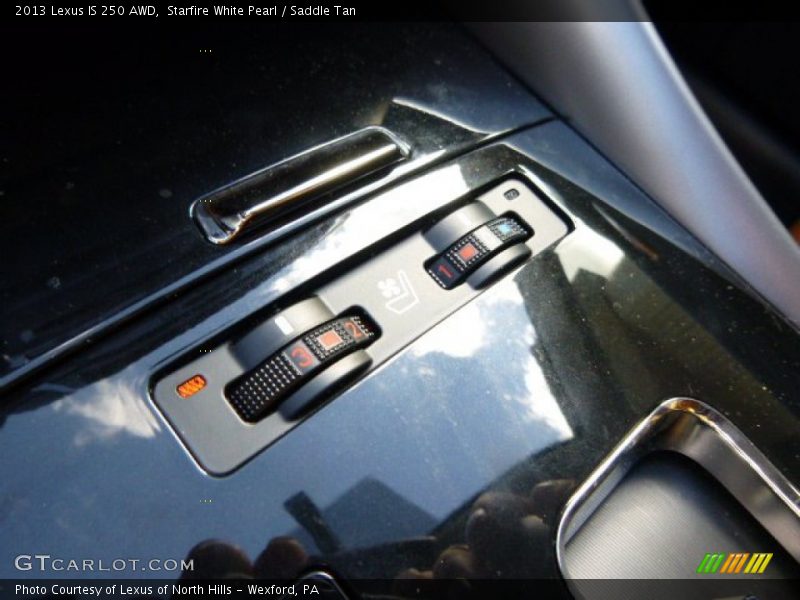 Starfire White Pearl / Saddle Tan 2013 Lexus IS 250 AWD
