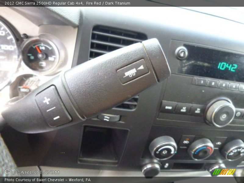 Fire Red / Dark Titanium 2012 GMC Sierra 2500HD Regular Cab 4x4