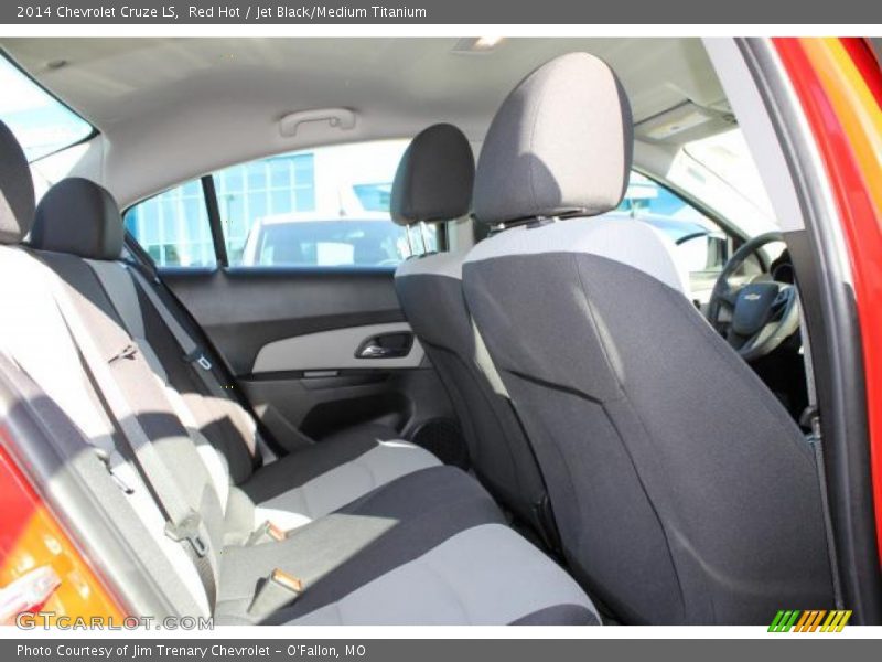 Red Hot / Jet Black/Medium Titanium 2014 Chevrolet Cruze LS