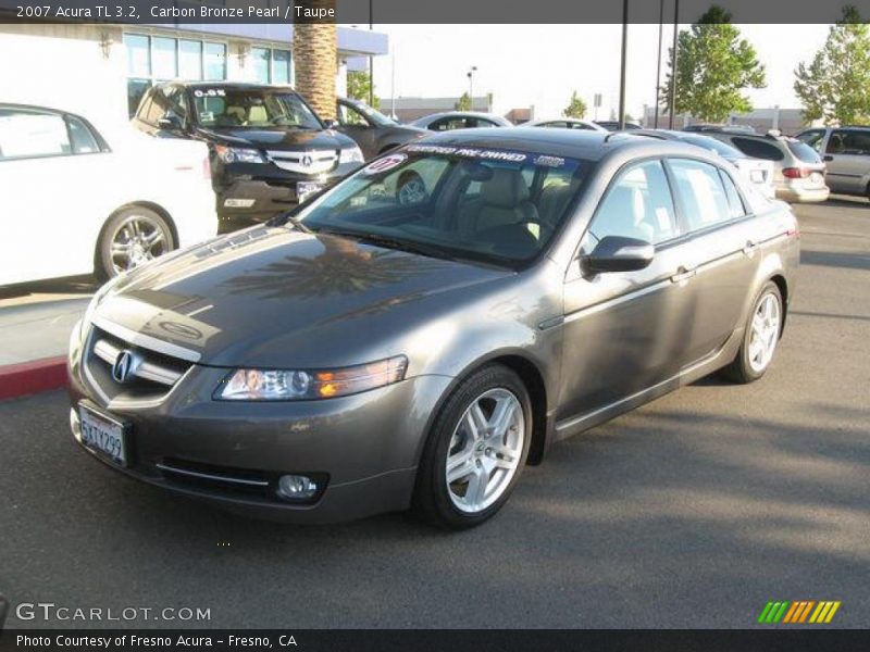 Carbon Bronze Pearl / Taupe 2007 Acura TL 3.2