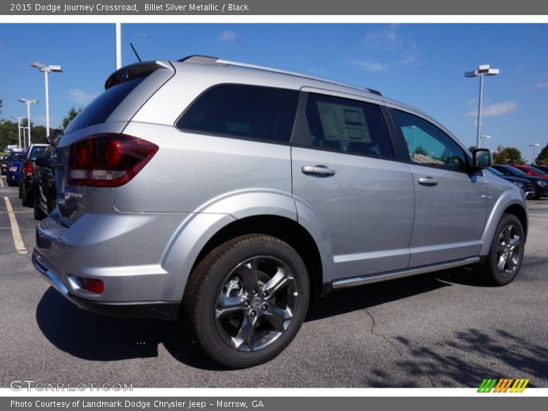 Billet Silver Metallic / Black 2015 Dodge Journey Crossroad