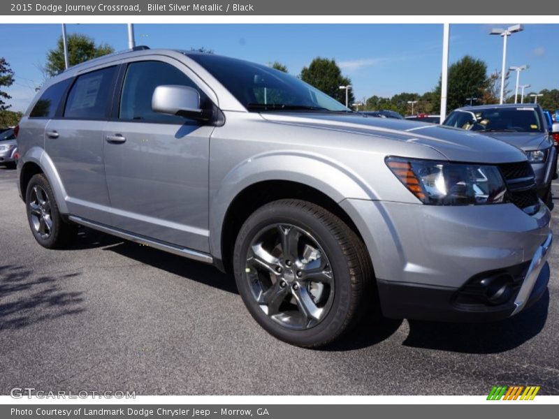 Billet Silver Metallic / Black 2015 Dodge Journey Crossroad