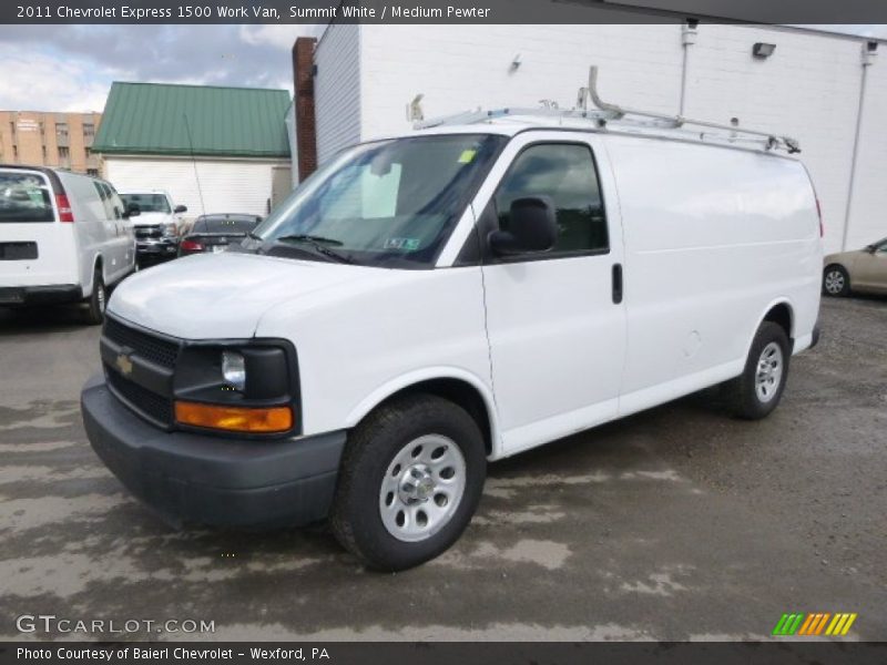 Summit White / Medium Pewter 2011 Chevrolet Express 1500 Work Van