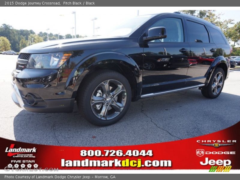 Pitch Black / Black 2015 Dodge Journey Crossroad