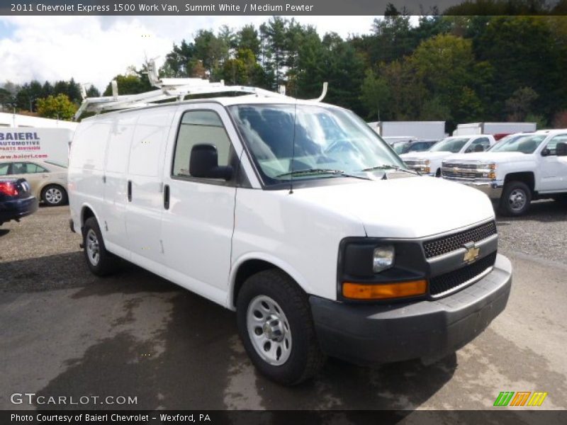 Summit White / Medium Pewter 2011 Chevrolet Express 1500 Work Van