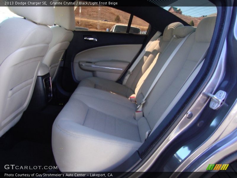 Granite Crystal / Black/Light Frost Beige 2013 Dodge Charger SE