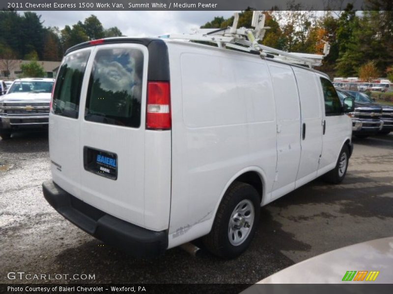 Summit White / Medium Pewter 2011 Chevrolet Express 1500 Work Van